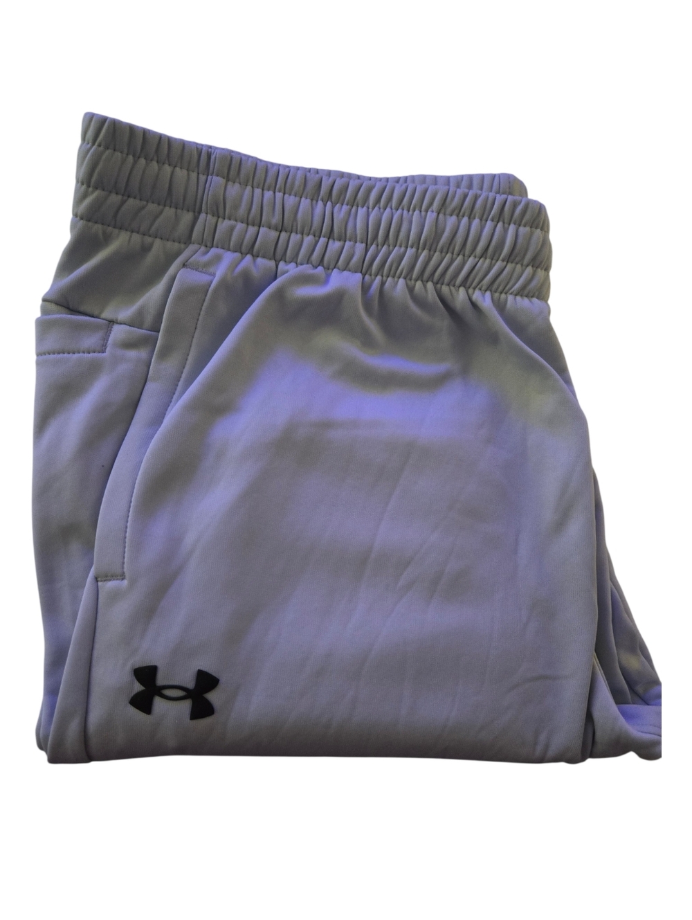 UNDER ARMOUR Men's Loose Fit Fleece Lined Jogger Sweatpants Gray Size 2XL